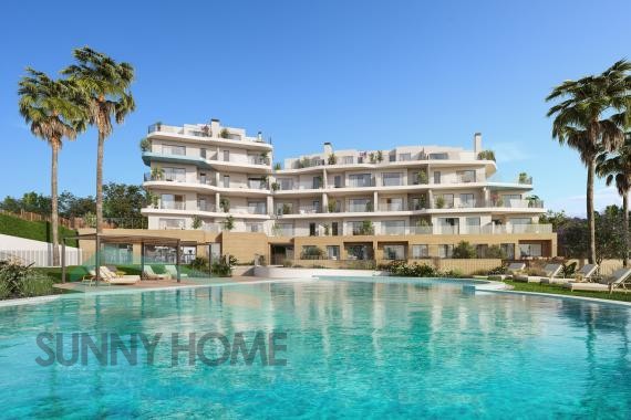 Appartement de luxe avec vue frontale sur la mer à Villajoyosa