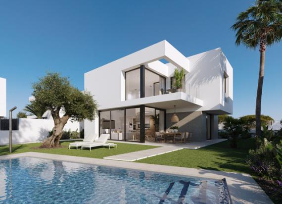 Villas avec vue sur le golf et la mer