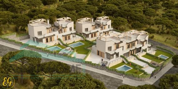  Villas exclusives dans le charmant Polop de la Marina